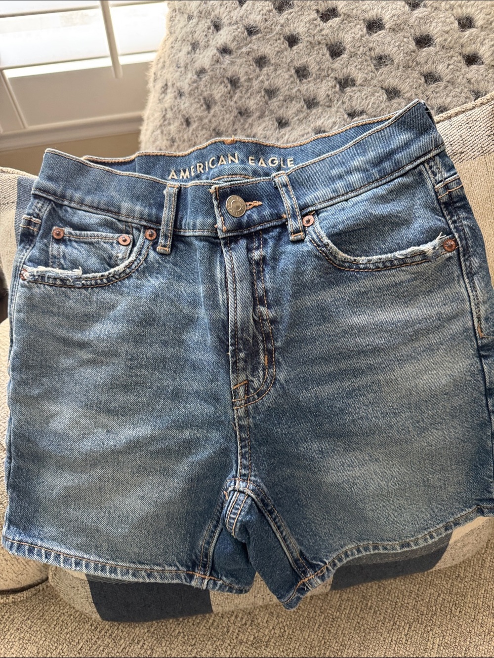 American Eagle Outfitters Women’s Denim Jean Shorts - Blue